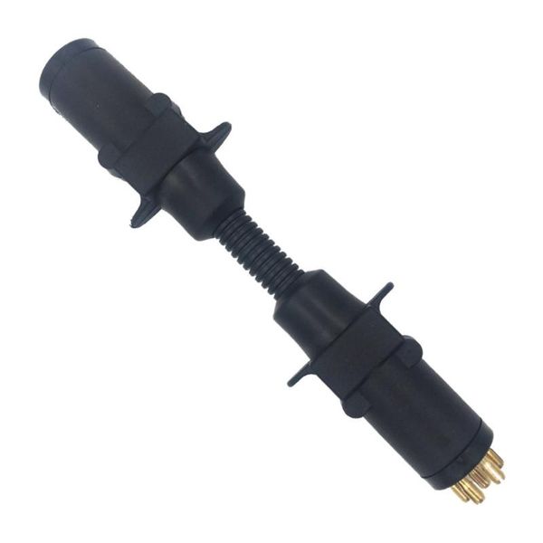 

6-way rv connector tester 7-way car truck trailer socket connection tester rv blade electric wiring adapter large or small round