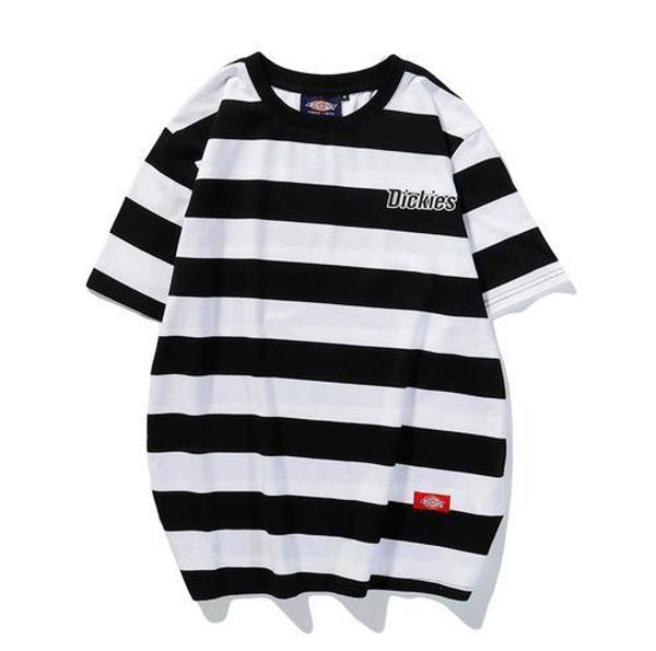 

2020 designer mens t shirt dickies brand womens tshirts fashion summer men t shirt street hip hop man tees leisure couple tee, White