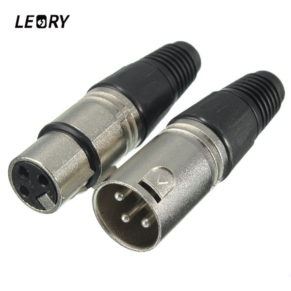 3 Pines Masculino XLR Clavija A 3 Enchufe Femenino mini XLR Cable 2 m