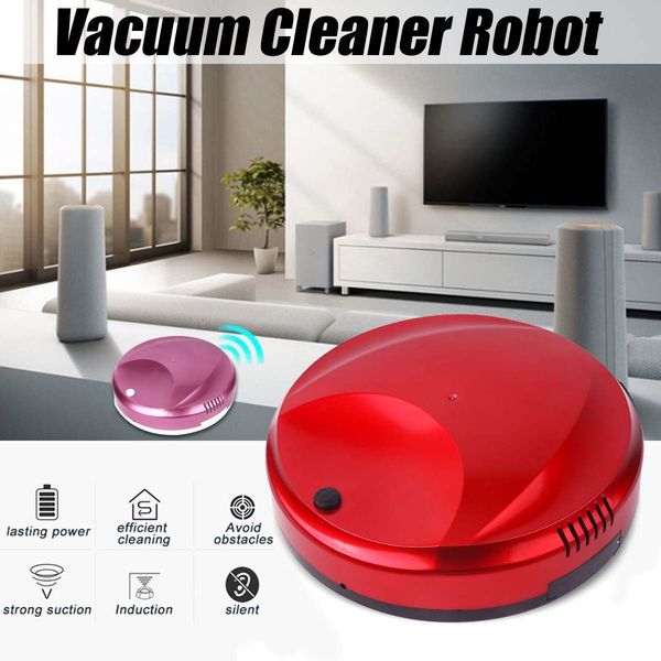 

usb rechargeable auto cleaning robot smart sweeping robot floor dirt dust hair noiseless vacuum sweeper for home office cleaner