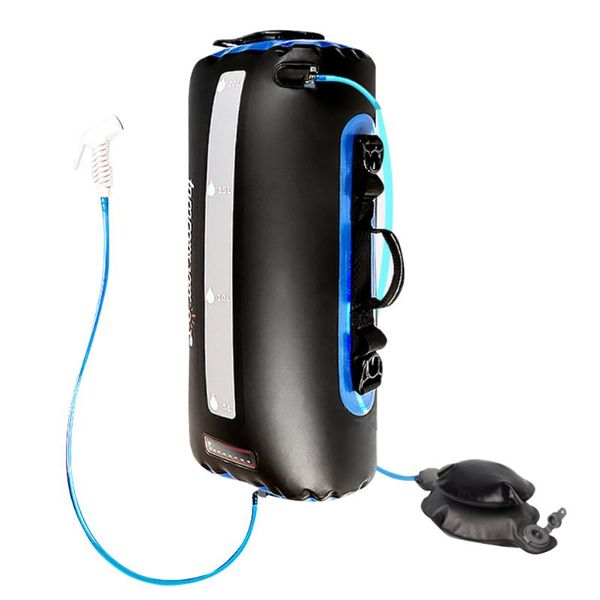 

20l solar shower bag cooking beach swimming picnic for drinking traveling hiking cycling outdoor camping portable water storage