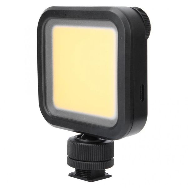 

new vl100 portable mini dimmable led video light 5500k cri95 type-c usb charging shoe extension
