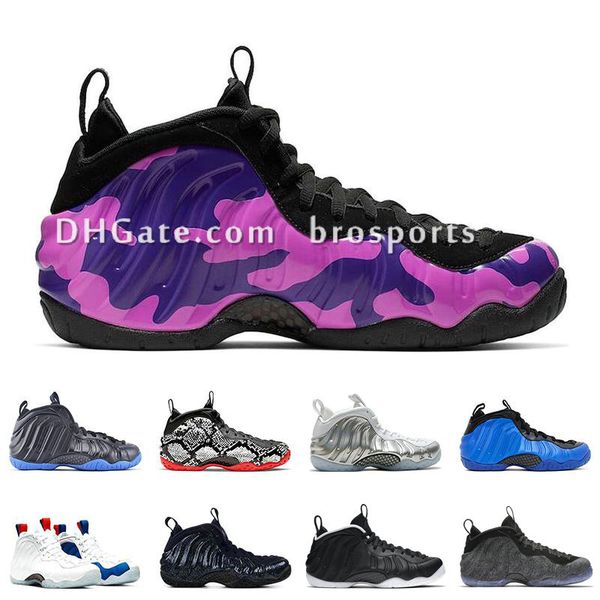 

2020 penny hardaway men basketball shoes knicks usa obsidian glitter purple camo hyper cobalt dr.doom snakeskin trainers sport sneaker brosp, Black