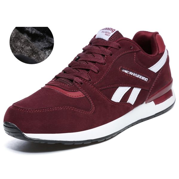 

cinessd sneakers women winter plush casual lover shoes non-slip outdoor warm walking shoes light rubber lace-up black sneakers