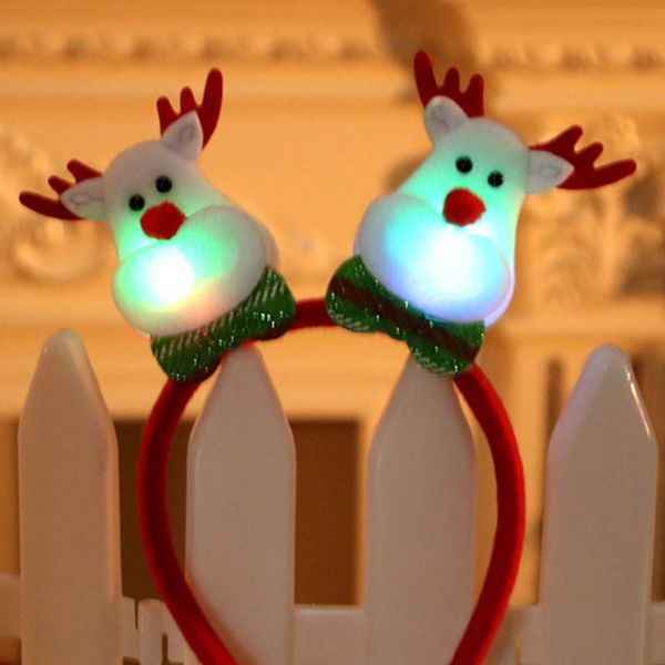 

led christmas headband children xmas party decorative head buckles christmas decorations for home