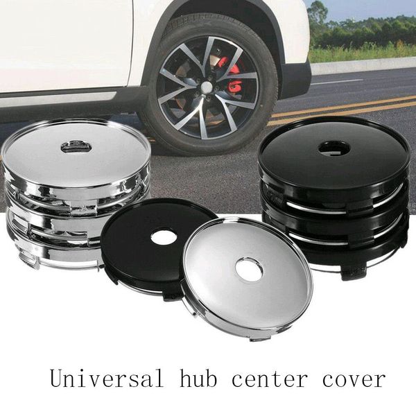 4 Pçs / lote Universal Roda Centro Hub Cap Chapeamento Modificado Tire Center Hole Hole Hubcaps Adesivo Auto HHA51