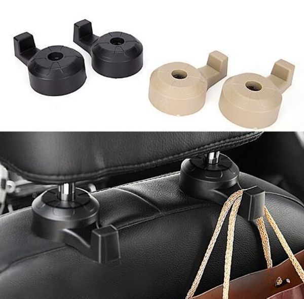 Frete grátis Universal Car Suv banco traseiro Hanger Organizador Gancho Headrest Suporte do encosto gancho para automóveis 45pcs venda quente