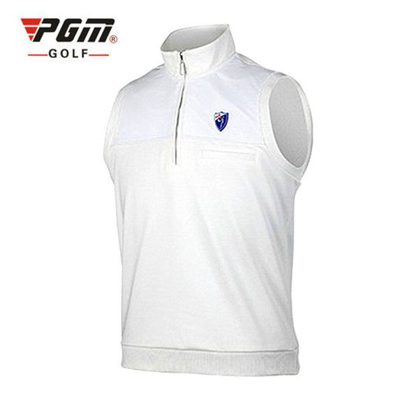 

2018 pgm golf sport vest golf vest cashmere autumn winter keep warm waterproof leisure sorts for men size s-xxl, Black;blue