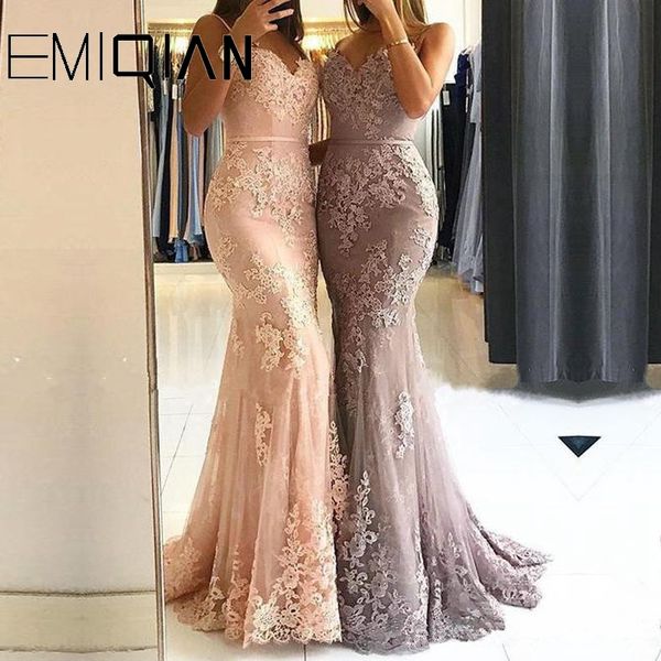 

glamorous sweetheart spaghetti straps mermaid evening dresses elegant lace appliques prom party dresses formal, White;black