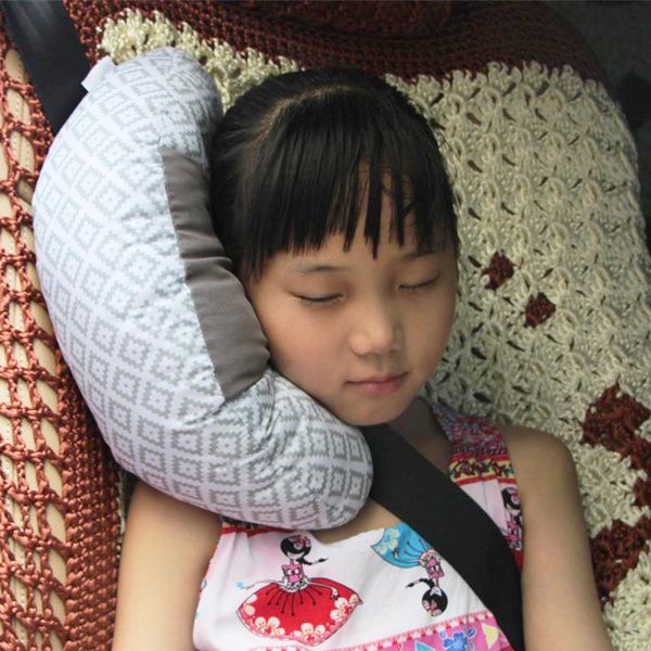 

1pc children neck headrest cushion car seat belts pillow kids shoulder safety strap protection pads support car styling cartoon