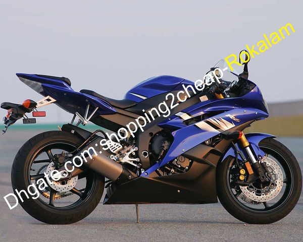 

fairing kit for yamaha yzf600 yzfr6 06 07 yzf r6 yzf600r 2006 2007 blue black motorcycle parts (injection molding)