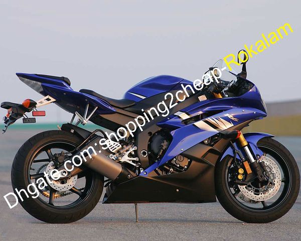 Yamaha YZF600 YZFR6 06 07 YZF R6 YZF600R 2006 2007 Mavi Siyah Motosiklet Parçaları (Enjeksiyon Kalıp)