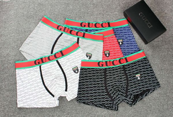 

Luxury brand men underwear boxer letter oft cotton underpant port ca ual underwear for men boy 6 color 4 ize no box