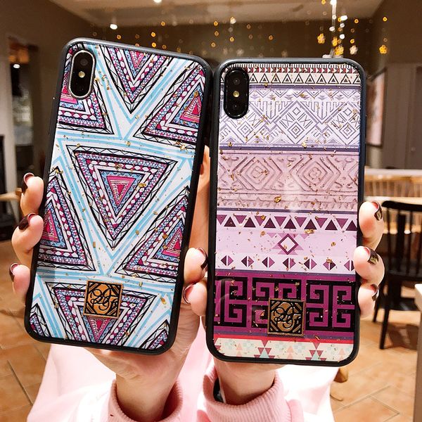 coque iphone xr motif geometrique