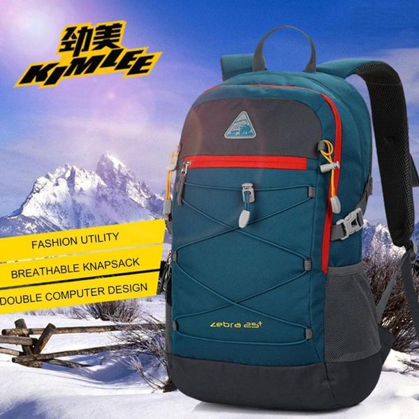 

25l large capacity leisure and travelling backpack computer and school bag fits male female three colors available