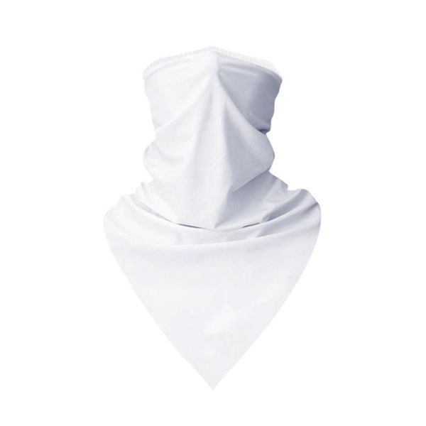 

summer uv protection mask ultra-thin breathable ice silk neck mask sunscreen for women men outdoor use, Black