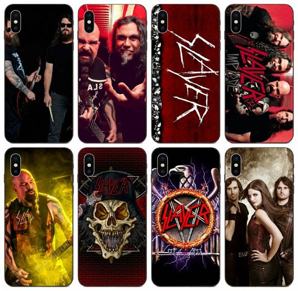 

tongtrade] rock band slayer case for iphone 11 pro x xs max 8s 7s 6s 5s plus samsung a80 a8s a9 huawei y6 pro lg g7 thinq anti slip case