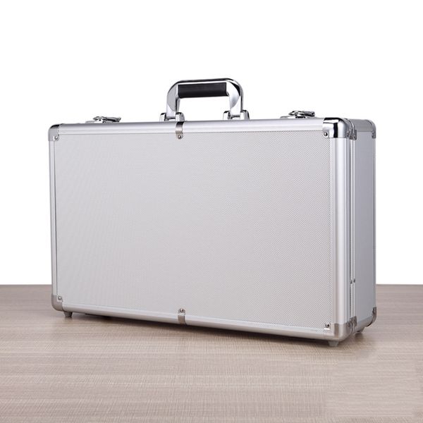 

530x320x160mm aluminum alloy tool case portable equipment instrument box storage case suitcase outdoor safety toolbox