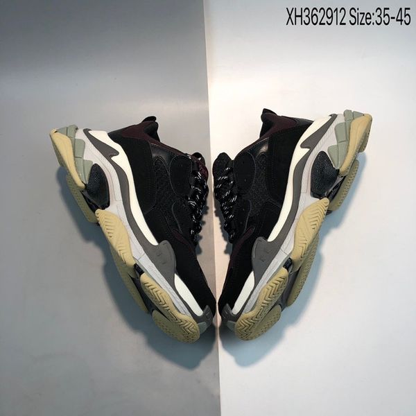 

2020 paris 17fw triple s designer running shoes low old dad sneakers combination soles mens womens fashion trainers size 36-45