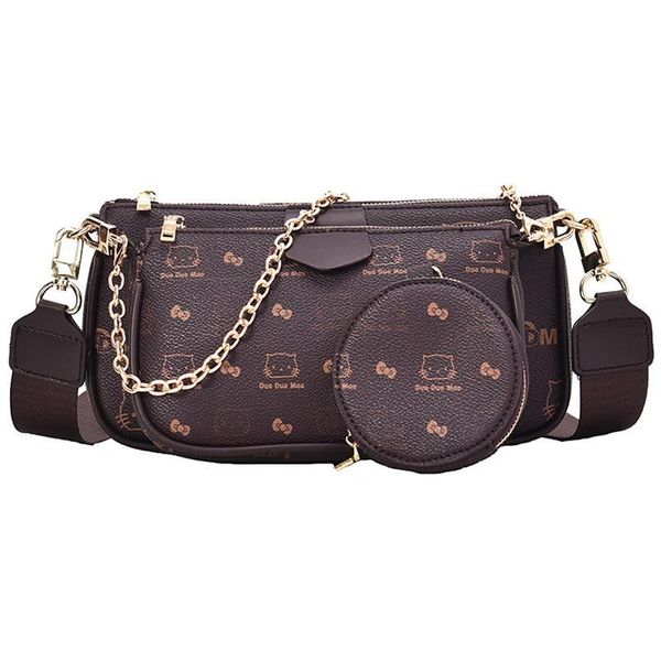

2020 womens handbags purse flower ladies composite tote leather clutch shoulder bags female designer purse wallet 3pcs/set