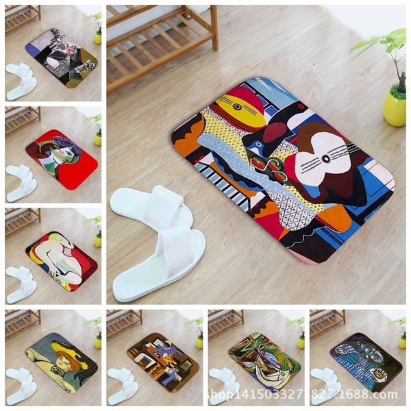 

painting hand inbetweening home furnishing bedroom in front of the door non-slip land pad carpet mixed batch