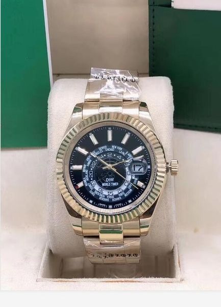 

Престижное Бесплатная доставка SkyDweller Gold Приборы Мужские часы 42 мм из нержавеющей