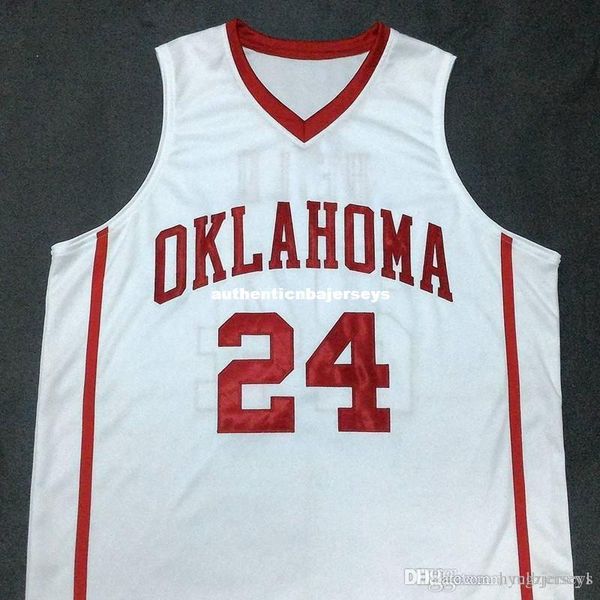 

custom buddy hield oklahoma sooners white red basketball jersey embroidery stitched customize any size and name, Black;blue