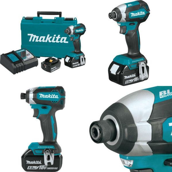 

Makita Maktia XDT13T 18V LXT Lithium-Ion Brushless Cordless Impact Driver...
