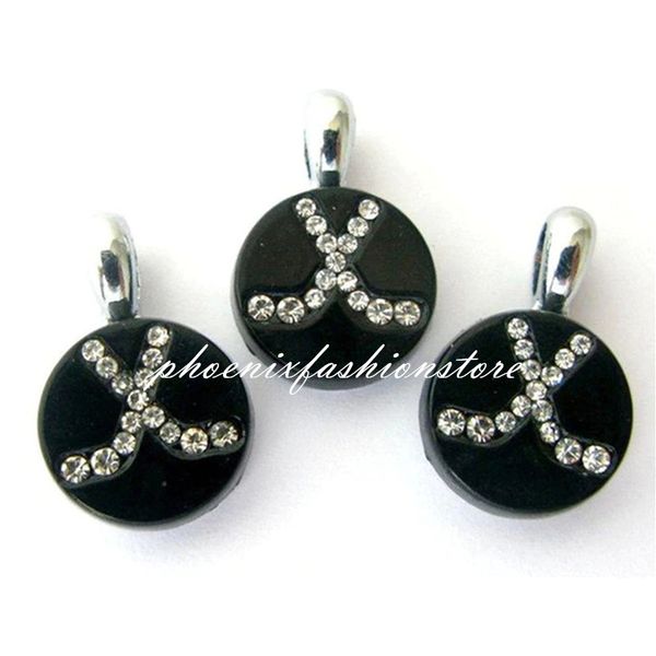 

rhinestone sport balls charm jewelry accessories black ice hockeyball pendant charm fit bracelet necklace fashion diy jewelry, Bronze;silver