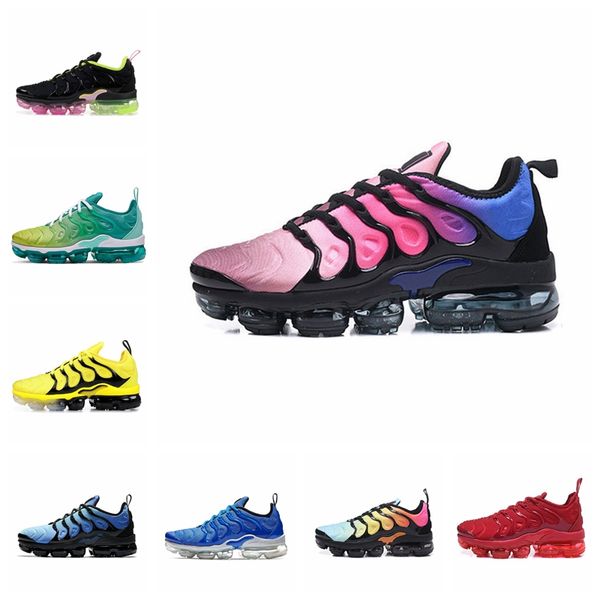 

d05 2020 tn plus metallic white silver triple black men running shoes plus trainer sneaker shoes size 36-45