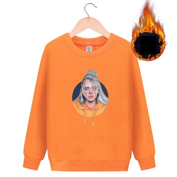 

новая весна 2020 billie eilish моды и осенью флис экипажа шеи свитер, Black