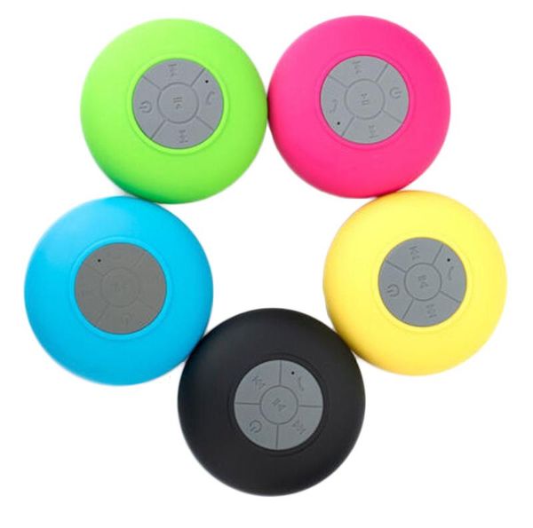

portable waterproof wireless bluetooth speaker bts-06 shower car handsreceive call mini suction ipx4 speakers box player mic promotion