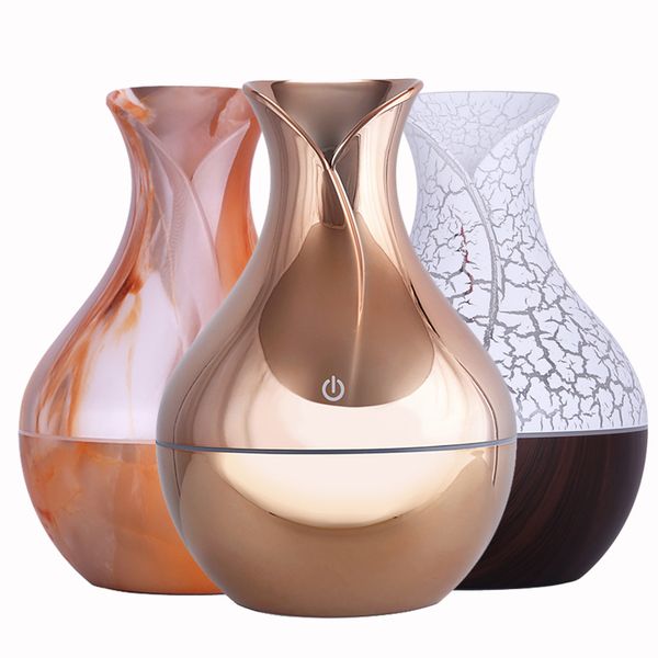 

new usb aroma diffuser mini ultrasonic air humidifier wood grain atomizer aromatherapy essential oil diffuser for home office