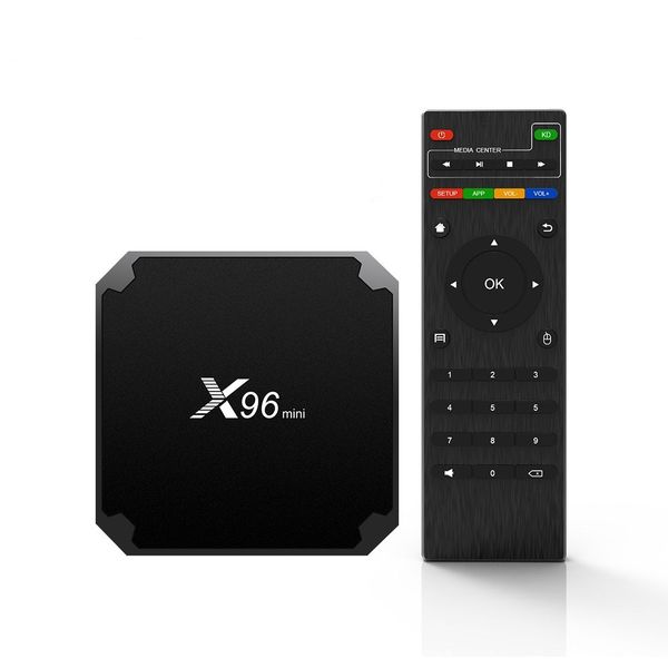 

1 piece android 7.1 tv box x96 mini 2.4g wifi s905w quad core 1gb 8gb 2gb 16gb tv boxes smart tv