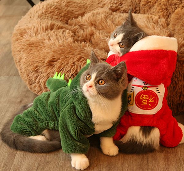 

pet кошки одежды осень и зима ребенок молоко кошка одежда британская короткошерстная четвероногий одежды собаки cat supplies костюмы