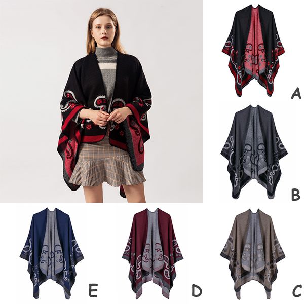 

женщины мужчины paisley мягкая шаль wrap шарф бич партии вечера unisex rectangle полиэстер теплый длинные шарфы одеяло похититель cape шейны, Blue;gray