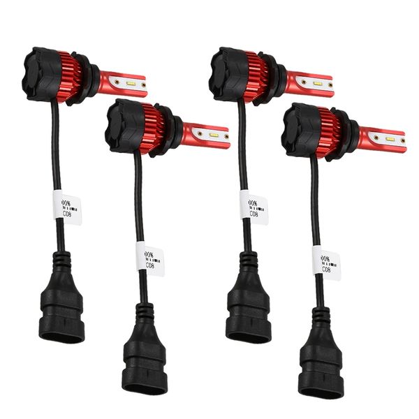 

k5-9005 9006 cob 136w 16000lm combo led headlight kit hi/lo beam bulbs 6000k white