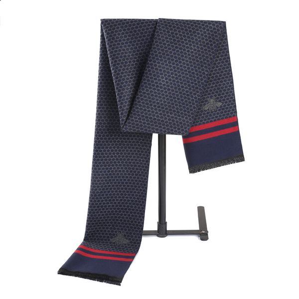 

Mens Designer Scarves 5 Colors Geometric Scraf Bee Printing Free Shipping Winter Classic Business Men Shawls