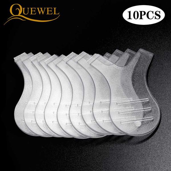 

quewel y-shape silicone eyelashes lift- lash lifting tool 10pcs makeup silicone brush 3d curler eyelash extension graft brush