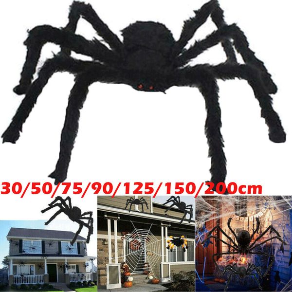 

Halloween Large Spider Decoration Horror Size Plush Toy Party House Scary Fun Halloween Licking Plush Spider