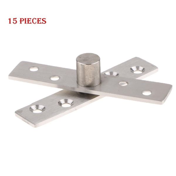

15 pieces heavy duty 360° door pivot hinge concealed revolving door hinge, 95x20x3mm