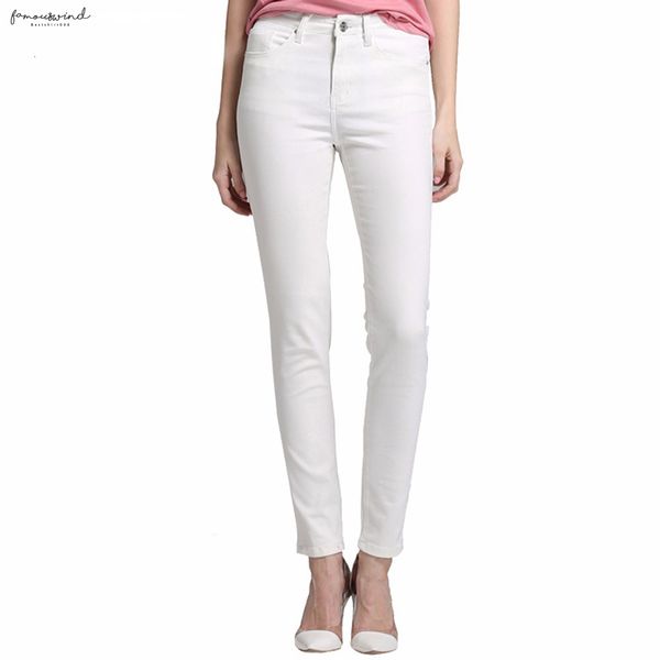 

skinny woman jeans women girls jeans for high waist stretch jeans female pants acetate shortened white drop shipping, Blue