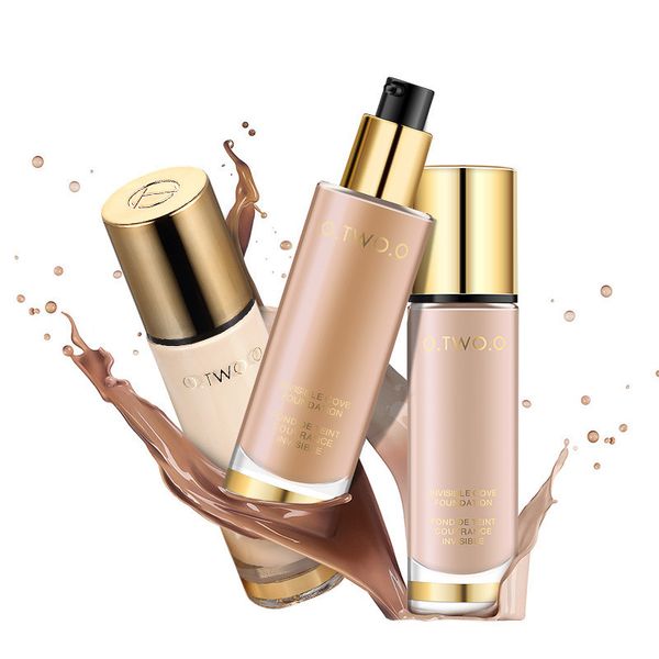 

brand liquid foundation invisible full coverage make up concealer whitening moisturizer waterproof makeup foundation 30ml