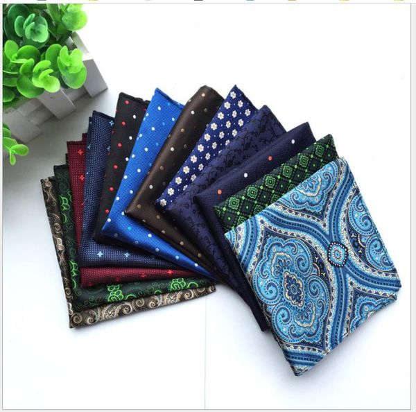 

2019 new polyester material fashionable pattern suit scarf pocket towel, Blue;purple
