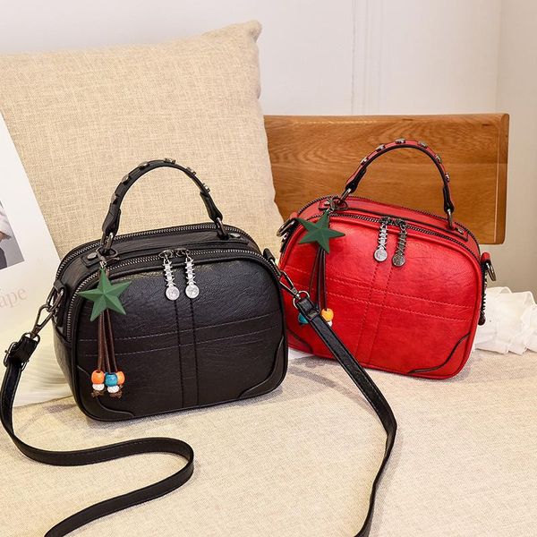 

2019 autumn spiraea single shoulder span package cool leisure time ma'am small square package