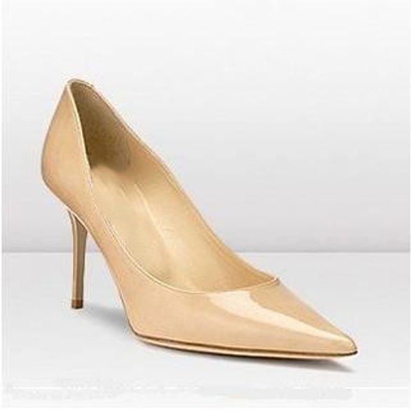 

international big luxury fashion classic suede pointed high heels female designer ladies single shoes 34-42 wholesale ing, Black