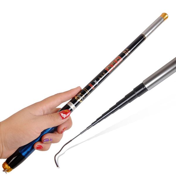 

yuyu portable stream fishing rod 2.7m-5.4m high carbon rod handing carp fishing ultra pole folding 40cm