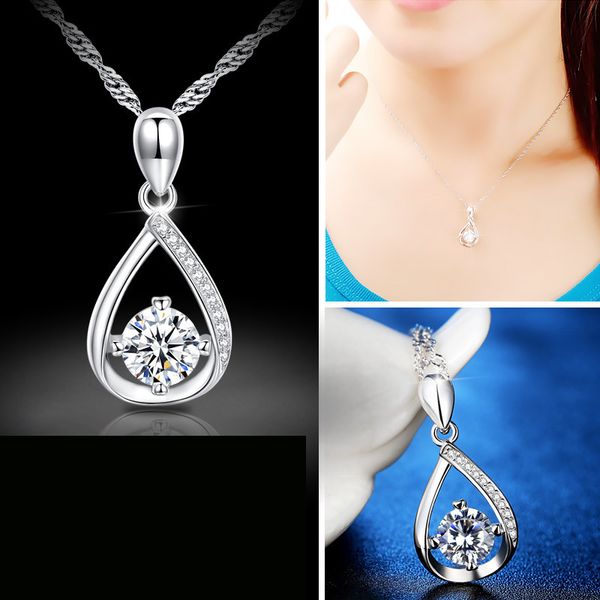 

s925 silver-plated jewelry for female hanging pendant necklaces