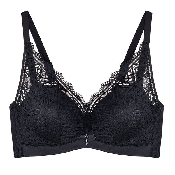 

bras lightweight, wireless breathable bra less women's push-up, Red;black