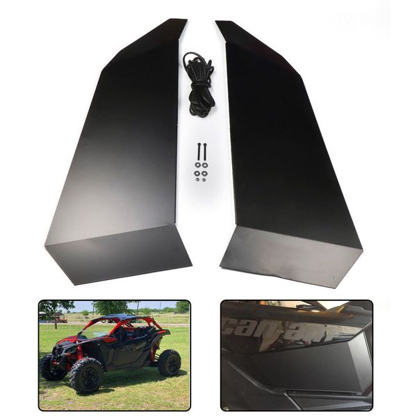 

kemimoto utv lower door inserts panels utv doors 2017-2018 for can am maverick x3 xds/turbo xrs/r xrc/turbo aluminum